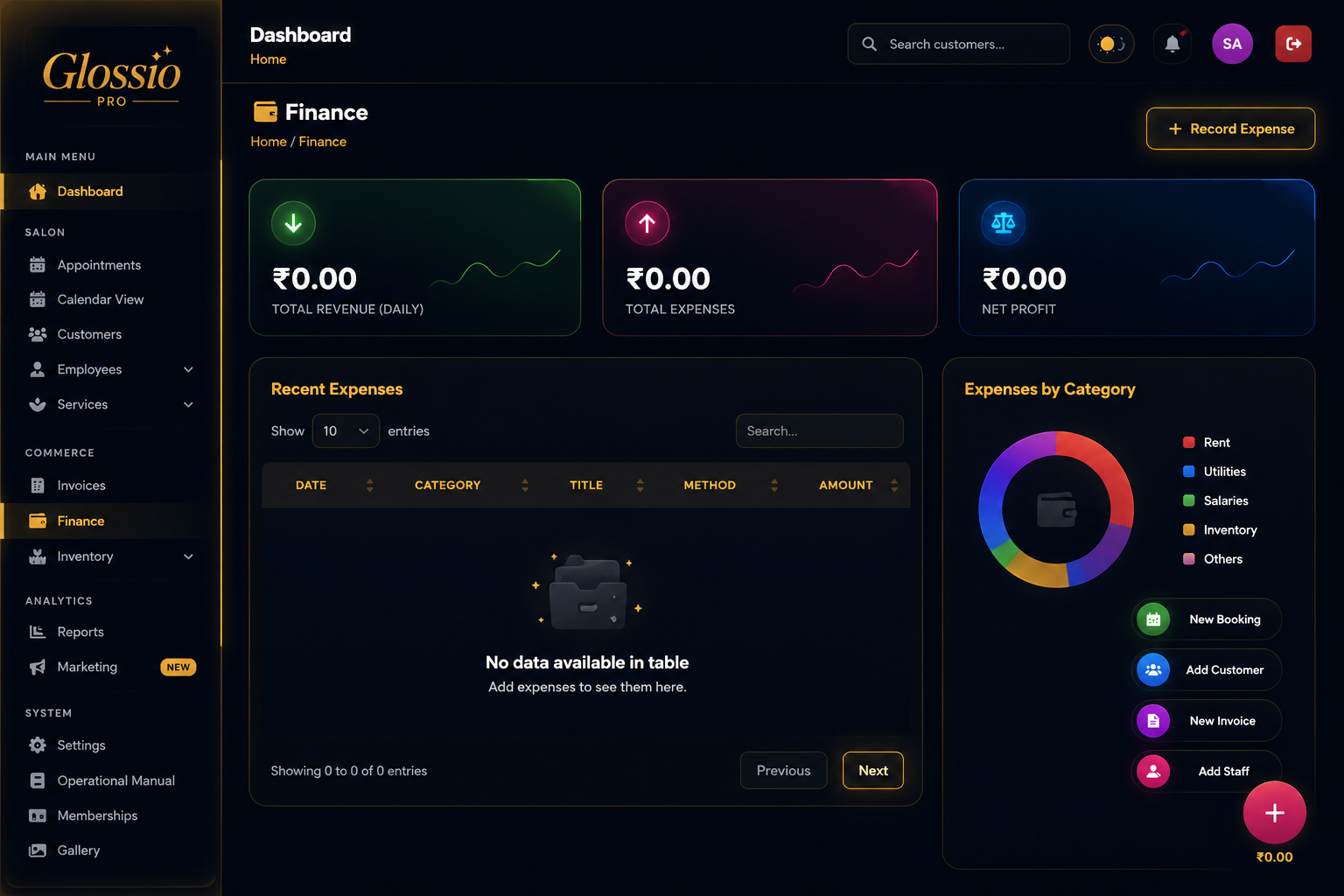 Glossio Pro – Premium Salon Management System