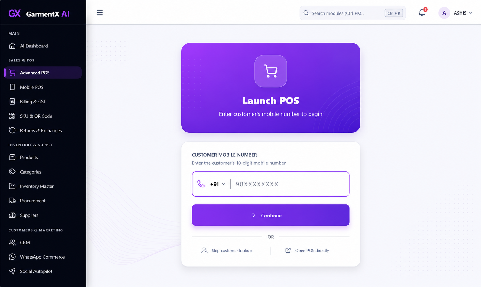 GarmentX AI (Garmet ERP & POS System)